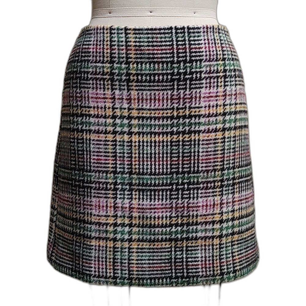 Loft Tweed Wool Mix Pencil Skirt Size 4